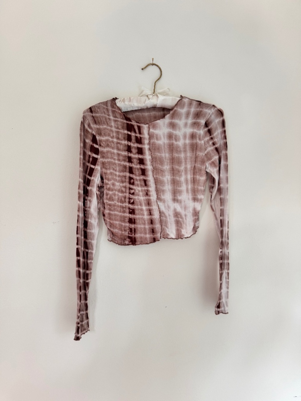 Vintage Women's Tie Dye Crop-top